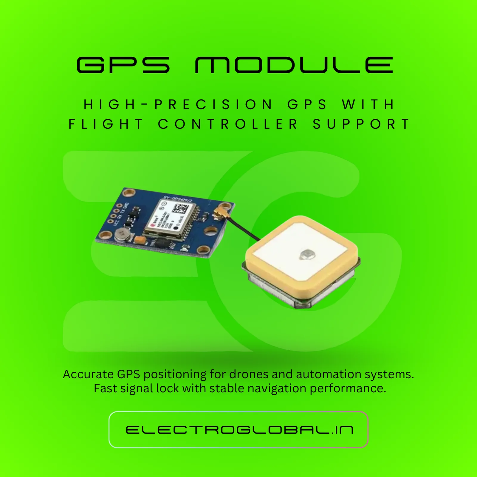 NEO6MV2 GPS Module for Drone, Compatible Flight Controller, GPS Module, & Arduino | NEO 6M GPS Module Drone alternate